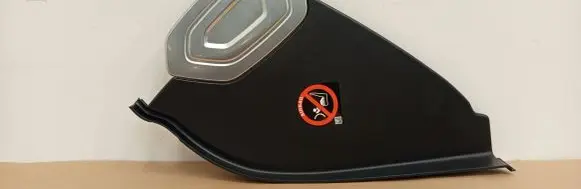 Dashboard side end trim