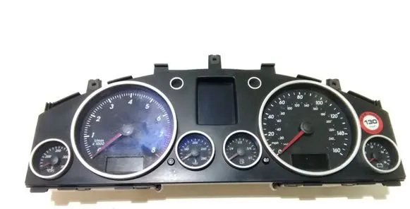 Volkswagen Touareg I Speedometer (instrument cluster) 7L6920970D 02663632512