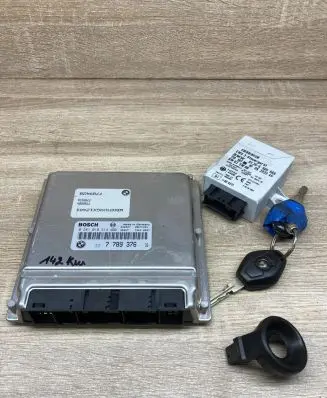 BMW 5 E39 Engine ECU kit and lock set 7789376 0281010314 6905666