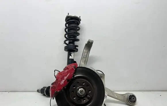 Front wheel hub spindle knuckle
