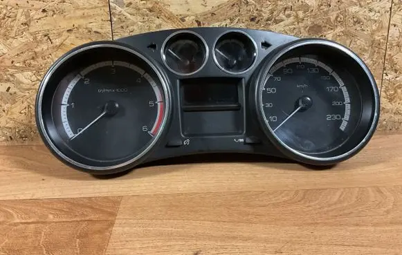 Peugeot 308 Speedometer (instrument cluster) 9674936280 503001550322