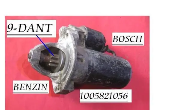 Mercedes-Benz 190 W201 Starter motor 1005821056