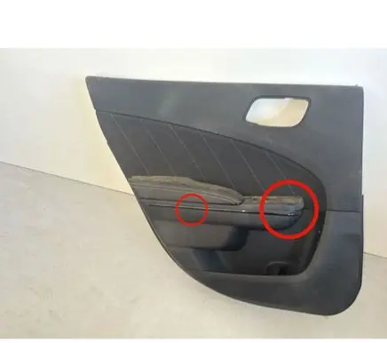 Dodge Charger Rear door card panel trim 5PF071X9AC GH346567 GLDDY57