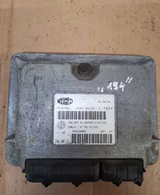 Fiat Doblo Engine control unit/module ECU 55187469 6160102003 3R9EM0N9E