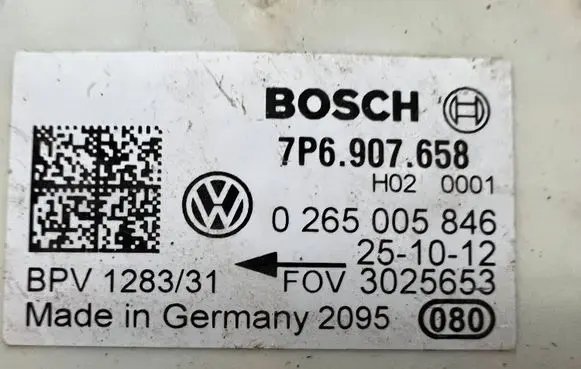 Volkswagen Touareg II ESP (stability system) control unit 7P6907658 3025653 0265005846