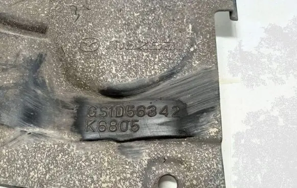 Mazda 6 Engine splash shield/under tray GS1D56342