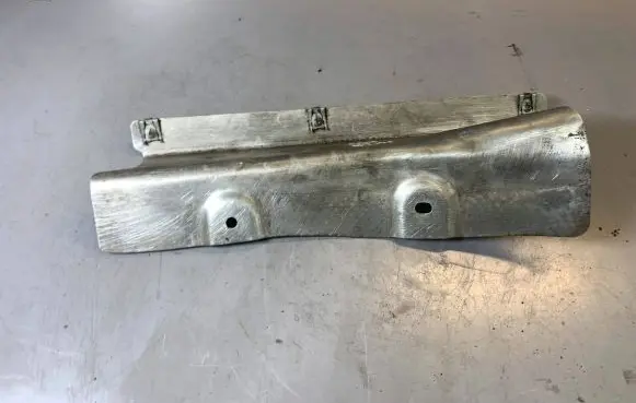 Heat shield in engine bay