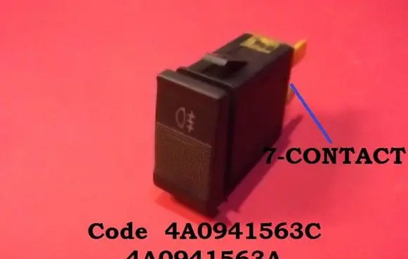 Audi 80 90 S2 B4 Fog light switch 4A0941563C 4A0941563A