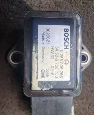 BMW 5 E60 E61 ESP acceleration yaw rate sensor 0265005266 34526758750 0022627