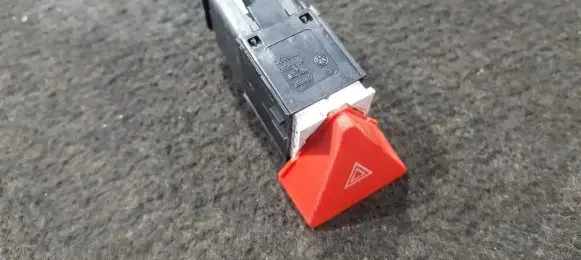 Volkswagen Touran I Hazard light switch 1t0953509