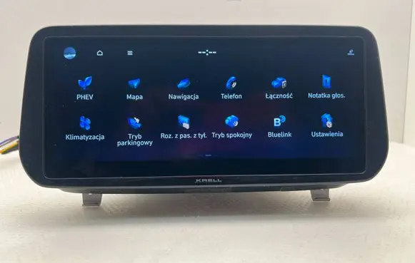 Hyundai Santa Fe Radio/GPS head unit trim 96560CL400RET