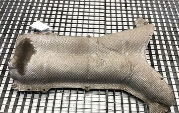 BMW X6 F16 Exhaust heat shield 7158410