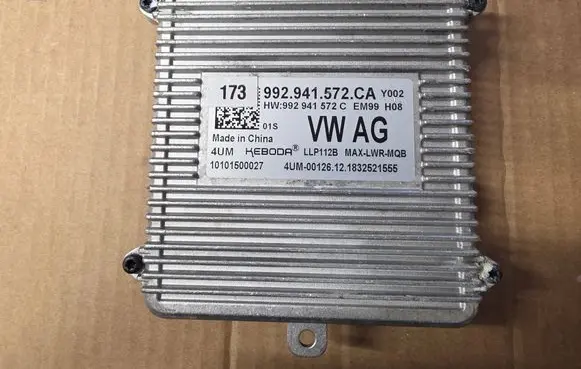Volkswagen PASSAT B8 LED ballast control module 992941572CA
