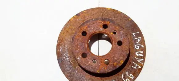 Renault Laguna I Rear brake disc neventiliuojamas