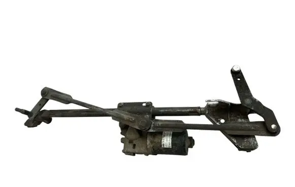 Front wiper linkage and motor