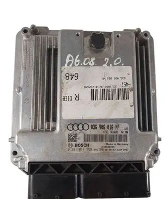 Audi A6 S6 C6 4F Engine control unit/module 03G906016MF 0281014069 1K0906266