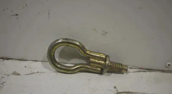 Towing hook eye