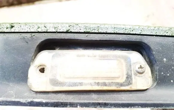 Mercedes-Benz GL X164 Number plate light