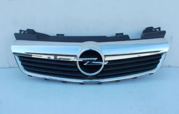 Opel Zafira B Front bumper upper radiator grill 13157590