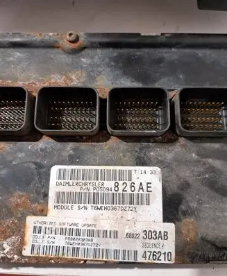 Engine ECU kit and lock set