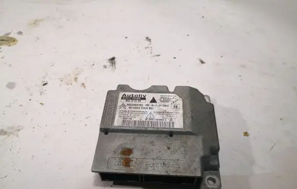 Citroen C4 I Airbag control unit/module 9653493780 603726100