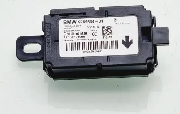 BMW 3 F30 F35 F31 Alarm control unit/module 9269634