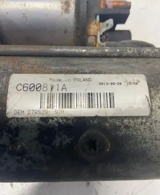 Volkswagen Golf IV Starter motor D7RS291 C600811A 20130920