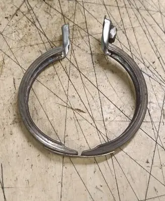 BMW X5 E70 Muffler pipe connector clamp 762050801 7620508