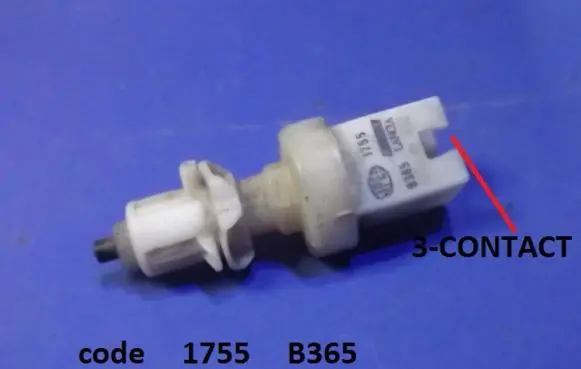 Fiat Tipo Brake pedal sensor switch 1755 B365