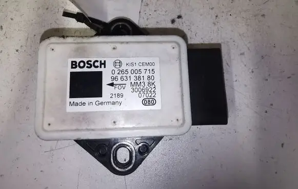 Citroen C4 Grand Picasso ESP acceleration yaw rate sensor 0265005715 9663138180