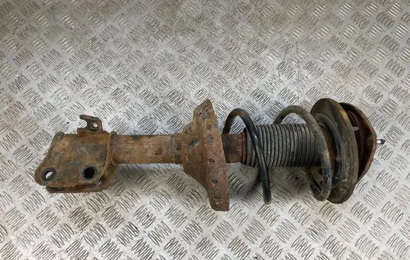Front shock absorber with coil spring