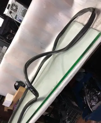 Volkswagen Taigo Trunk rubber seal (body) 