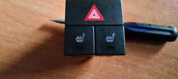 Opel Meriva A Hazard light switch 93332971