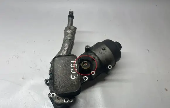 Peugeot 208 Oil filter mounting bracket 9801622280