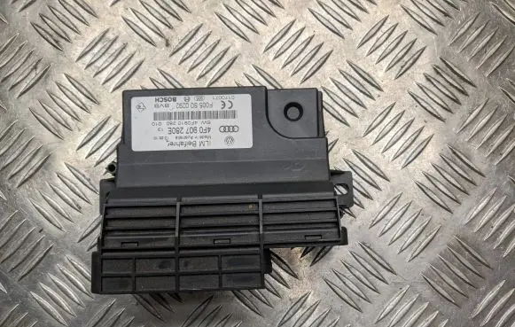 Audi Q7 4L Power management control unit 4F0907280E F005S00292 4F0910280