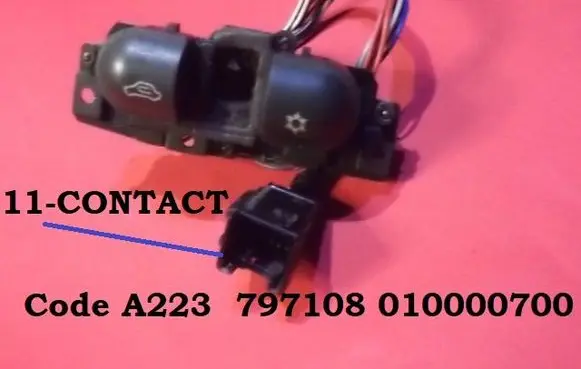 Fiat Marea Air circulation switch A223 797108