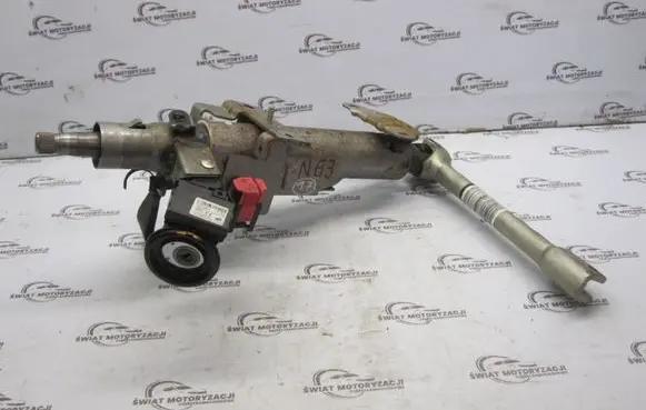 Steering wheel axle set