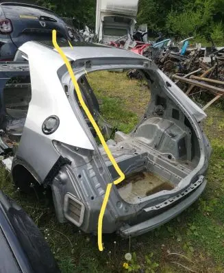 Honda Civic Rear quarter panel 