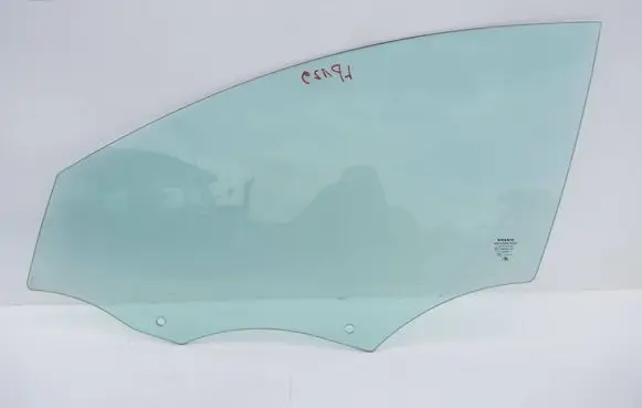 Volvo S60 Front door window glass four-door 43R001106 DOT57M53AS2 E000186