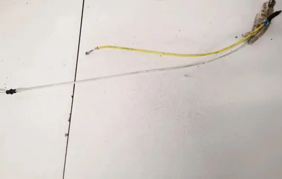 Audi 80 90 S2 B4 Rear door cable line 