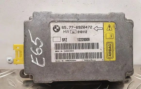 BMW 7 E65 E66 Airbag control unit/module 6920472 12220009