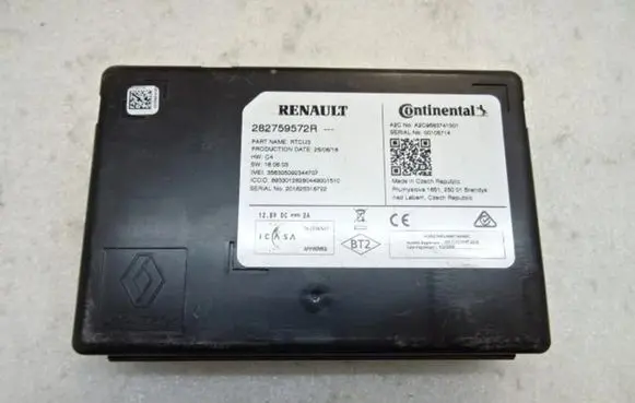 Renault Koleos II GPS navigation control unit/module 282759572R