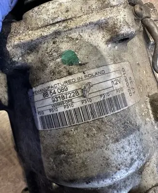 Opel Signum Air conditioning (A/C) compressor (pump) 93187228 6854089