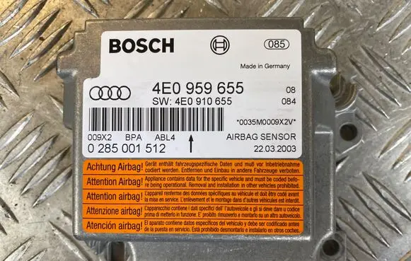 Audi A8 S8 D3 4E Airbag control unit/module 4E0959655 0285001512 4E0910655