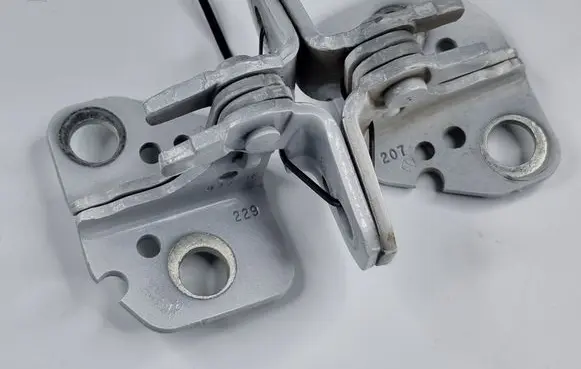 Front door hinge set