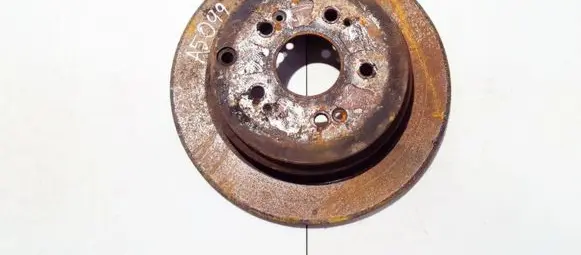 Honda CR-V Rear brake disc neventiliuojamas