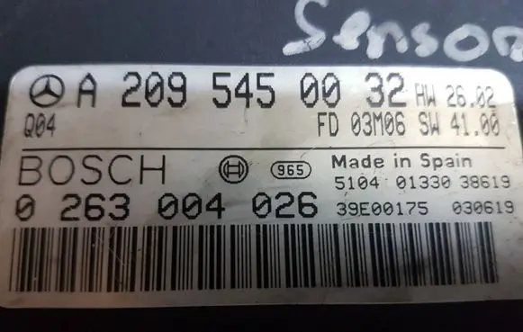 Mercedes-Benz C W203 Parking PDC control unit/module A209545B0032 0263004026