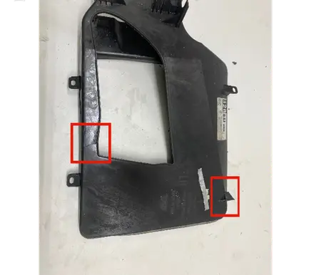 Tesla Model S Air intake duct part 101151900B 106482
