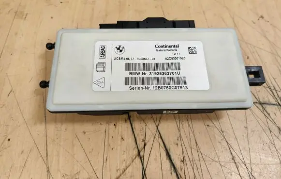 BMW 5 F10 F11 Airbag control unit/module 6577925363701 65779253637 9253637