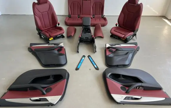 BMW X4 G02 Seat and door cards trim set BMWX4G02Srodeknowy